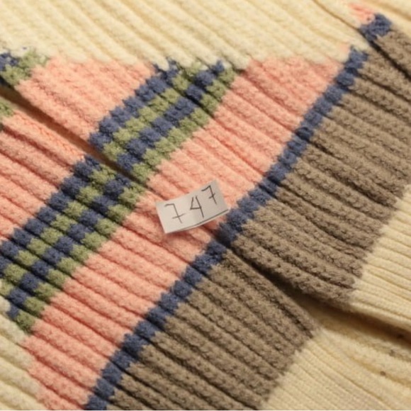 SXA Sweater Dress Stretch Sz Small Ivory Midi Length Korean Fashion Chunky Knit - Picture 10 of 10